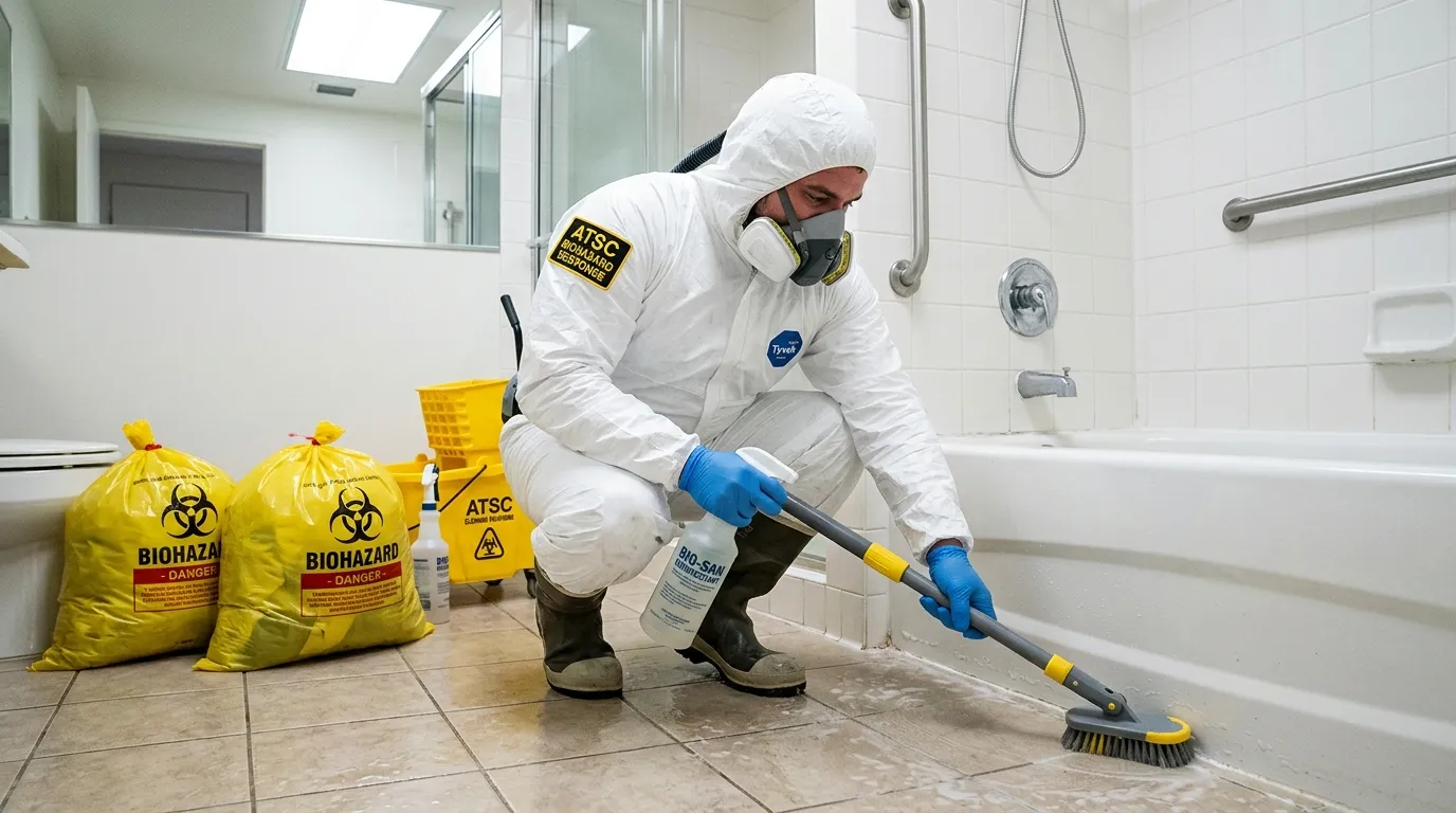 Decontamination equipment deployed for Blood Cleanup in Westbrook